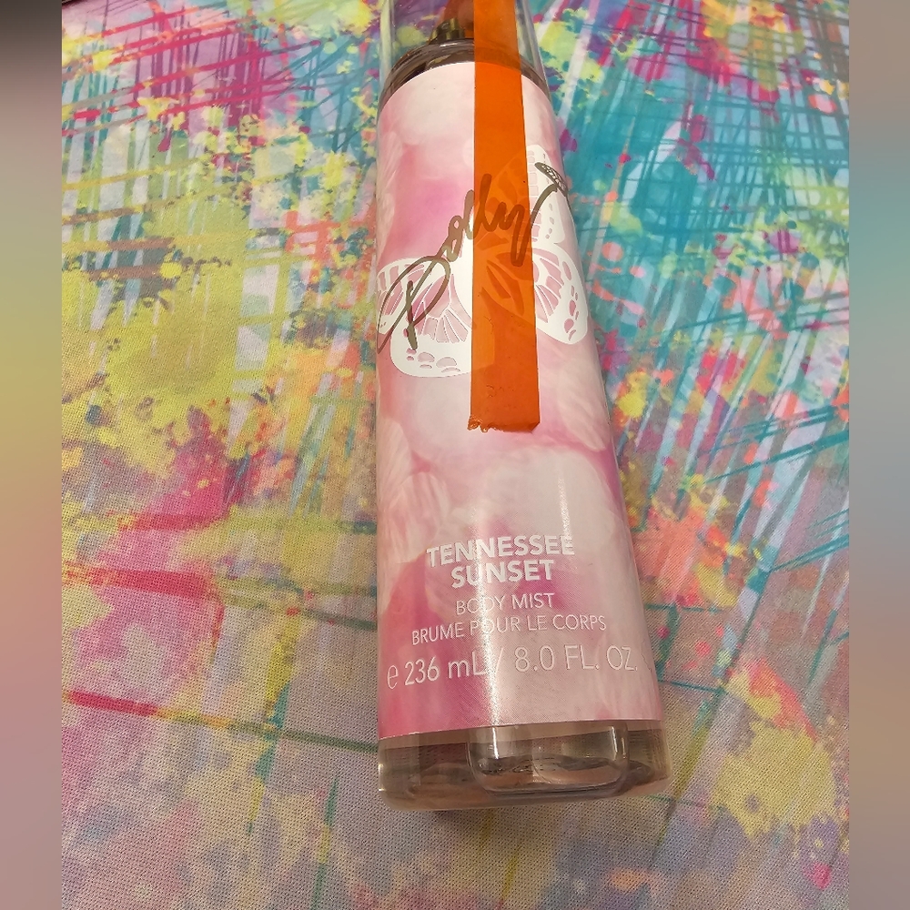 Dolly Parton TENESSEE SUNSET Body Mist Spray 8oz Brand New, taped ready to ship.